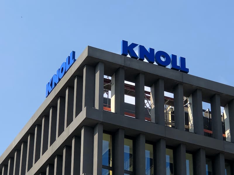 Leuchtlogo Unterkonstruktion KNOLL